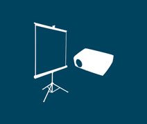 Beamers en projectieschermen